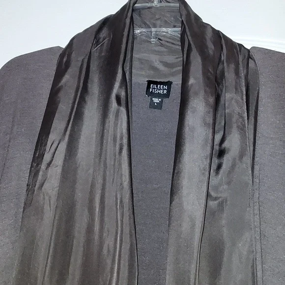 Eileen Fisher Shawl jacket sweater - Picture 2 of 7
